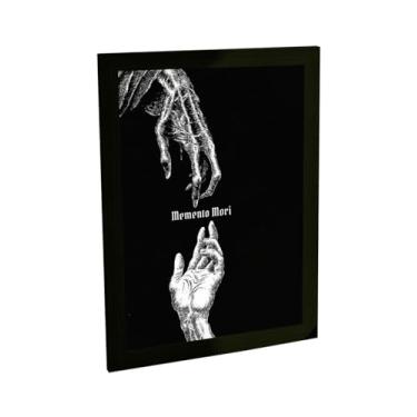 Imagem de Quadro Decorativo Memento Mori Filosofia Estoicismo Decoração Poster Quarto Sala