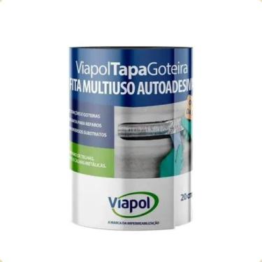 Imagem de Manta Adesiva Rolo 20Cm x 10Mt x 0,8MM Tapa Goteira Viapol - 43005