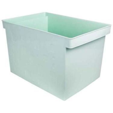 Imagem de Caixa Organizadora Larga Multiuso Protêa Verde Pastel 03