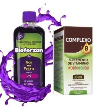 Imagem de Vitaminas Bioforzan Uva 400ml Com Complexo B 30ml - Arte Nativa - Alis