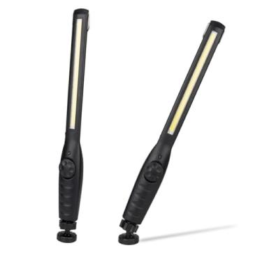 Imagem de Angoily Minilanterna multifuncional de LED recarregável, design compacto para reparo de inspeção para acampamento, pesca, ciclismo, uso de emergência, preto