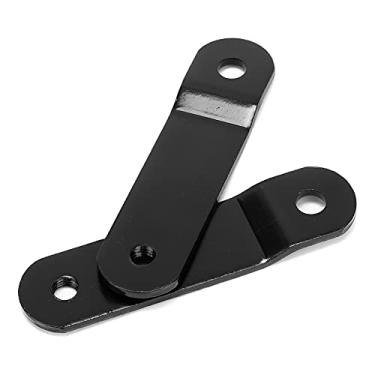 Imagem de lyrlody Kit de Elevação do Tanque de Gás de Motocicleta 2,99in 2,56in Suporte de Riser de Ferro Preto Com Parafusos de Aço Inoxidável para o Estilo e Desempenho Aprimorados Motocicleta (65 mm)