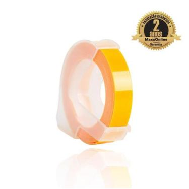 Imagem de Fita Vinílica Compatível Dymo Rotulador Manual 3D615 Amarela 6mm - Gen