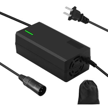 Imagem de XIUWK Carregador Super Rápido De 58,8 V 3 A Para Bateria Lítio 52 Com Sistema Resfriamento. Carrega 50% Mais Que O 2 A. (Plugue Canon/Xlr A)