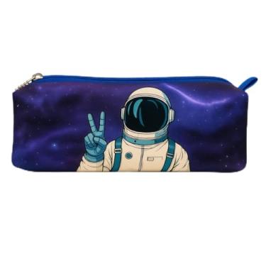 Imagem de Estojo Escolar Infantil Menina e Menino Espaçoso Grande Lapis e Caneta Juvenil Necesserie (Astronauta 1)