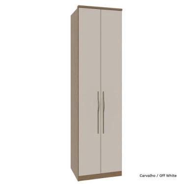 Imagem de Guarda Roupa Modulado 02 Portas com Prateleiras 234cm Setiba - Móveis 