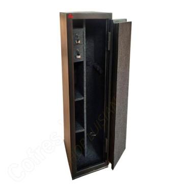 Imagem de Cofre 130x30 para 03 armas longas Linha B - Cofres Ventura, Preto com 