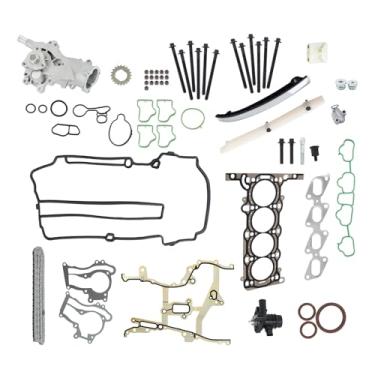 Imagem de labwork Kit de corrente de distribuição conjunto de bomba de água de substituição para Buick Encore 1.4L 2013-2016 Substituição para Chevy Cruze 1.4L 2011-2015 HSCV001 55565336 AW6662