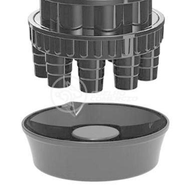 Imagem de Máquina Elétrica Brinquedo Tiktok Lança Bolhas Sabão Mágica Criança Infantil - Preto