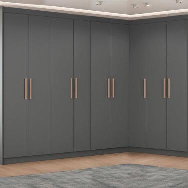 Imagem de Guarda-roupa Modulação 9 Portas Canto Paris Onix