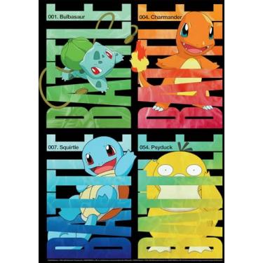 Imagem de Buffalo Games - Pokémon - Pokemon Battle - Quebra-cabeça de 500 peças para adultos - Quebra-cabeça desafiador perfeito para noites de jogo - O tamanho final é 21,25 x 15,00