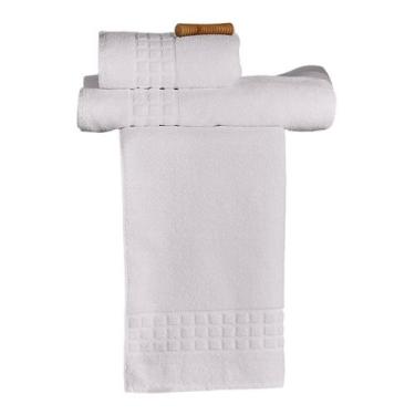 Imagem de Toalha De Banho Banhão Para Hotel 75x150 cm Profiline Toronto Branca T