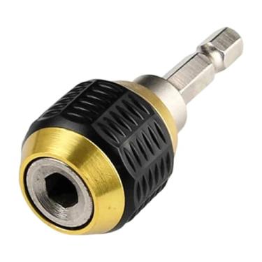 Imagem de Ioensy Suporte de broca autotravante, 60 mm, acessórios, conector profissional resistente, liberação rápida para brocas de chave de fenda, cabeça de lote