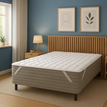 Imagem de Pillow Top Ortobom/Casa Dona 100% Algodão com Zíper Capa Lavável Solteiro, Casal, Queen e King (Solteiro)