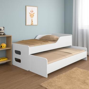 Imagem de Cama Elis Com Auxiliar Multifuncional Branca