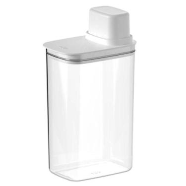 Imagem de Dispenser Pote Hermético 2,3L com Medidor Porta Mantimentos Cereais Ar