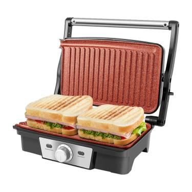 Imagem de Grill Philco Redstone PGR19PI 7 Temperaturas, Seletor de Temperatura, Preto/Inox