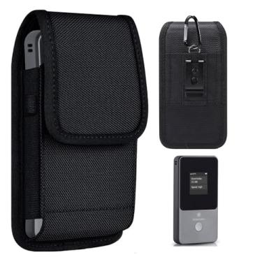 Imagem de Covthch Compatível com SCHOK 4G LTE/GlocalMe MeowGo G40Pro 4G / T8+ Mobile Hotspot, capa coldre com clipe de cinto para GL.iNet GL-E750V2 (MUDI) 4G LTE/GlocalMe Numen Air 5G Hotspot WiFi portátil