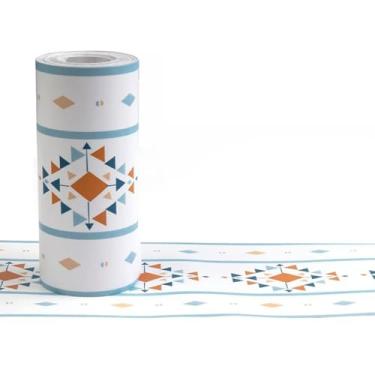 Imagem de TsoLay Adesivo autoadesivo para borda de parede adesivo adesivo de azulejos de cozinha PVC resistente à água linha de rodapé de banho