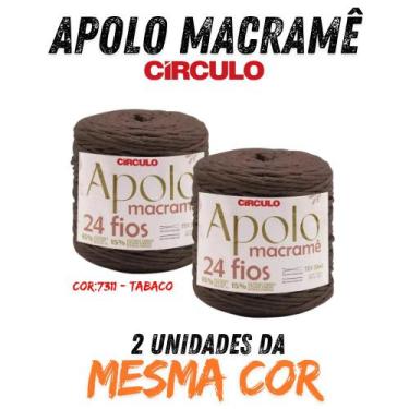 Imagem de mkpl -BARBANTE APOLO MACRAME CIRCULO 24 FIOS -800G -KIT 2 UN, 7311 - T