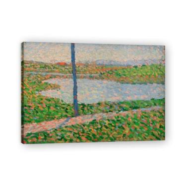 Imagem de Pôster de arte expressionista (sem título 20) por Alexej von Jawlensky. Pinturas a óleo famosas. Decoração de parede de sala de estar ou escritório. Moldura interna 50 x 70 cm - 19,6 x 27,5 pol