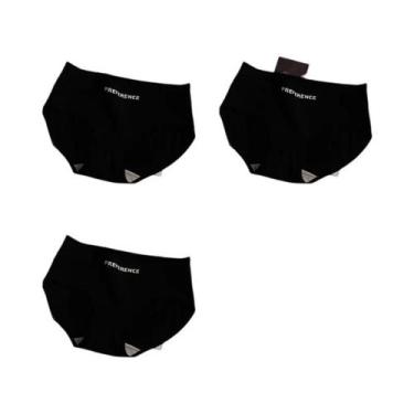 Imagem de Conjunto De 3 Peças De Calcinhas Femininas Sem Costura De Algodão Puro