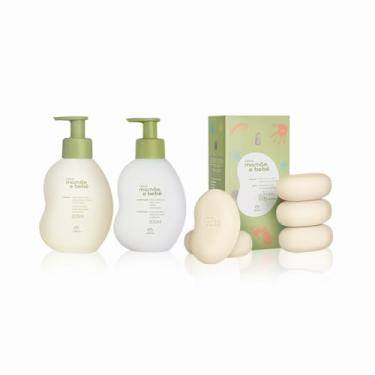 Imagem de Kit Mamãe e Bebê Shampoo, Condicionador e Sabonete em Barra (3 produtos)