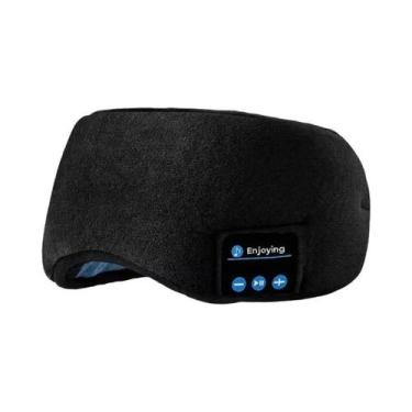 Imagem de Fones De Ouvido Para Dormir Com Microfone Bluetooth Sem Fio Máscara Pa