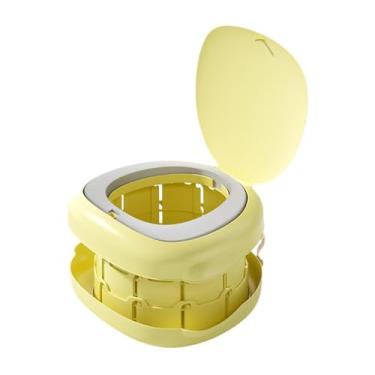 Imagem de Almencla Assento sanitário dobrável para bebês, assento sanitário reutilizável para viagem, penico para quarto, acampamento, ambientes internos, bebês,