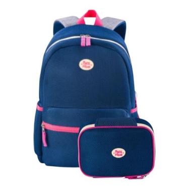 Imagem de Mochila De Costas Mesh Escolar + Estojo 100 Lápis Juvenil - Packn'go, 