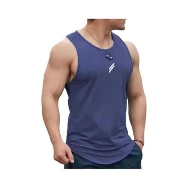 Imagem de Camiseta Regata Masculina De Secagem Rápida Em Malha Para Verão Casual