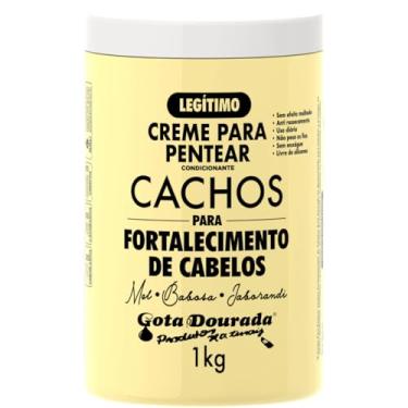 Imagem de Creme Hidratante Cachos Fortalecedor Tradicional Gota-Dourada Antiquebra 1kg