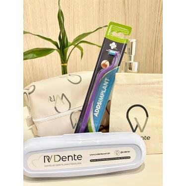 Imagem de Kit Completo Escova Dental ImplantCare RV Dente + Acessórios — Ideal para Implantes, Próteses Fixas e Aparelhos Ortodônticos (Roxo)