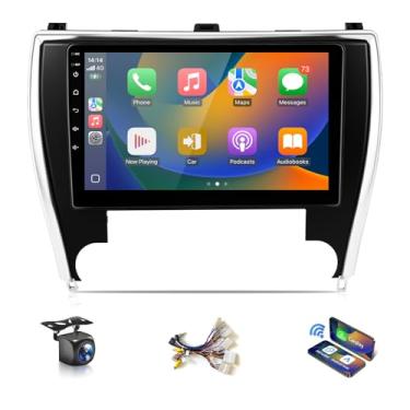 Imagem de XGU Android Car Play estéreo para Toyota Camry 2015 2016 2017 rádio com Apple CarPlay Android Auto, tela sensível ao toque de 10,1 polegadas para Toyota Camry Head Unit GPS Navi WiFi BT FM RDS DSP
