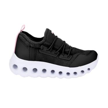 Imagem de Tênis Infantil Bibi Roller Sport Preto com Rosa 37