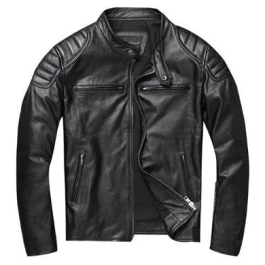 Imagem de Jaqueta Masculina de Couro Legítimo Premium Modelo Iron - Chiarelli, P