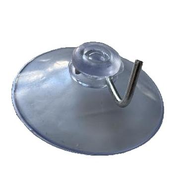 Imagem de bark and lindy Ganchos de ventosa, PVC transparente com metal, 5 cm, montado na parede, estilo moderno, para uso interno, formato redondo (18)