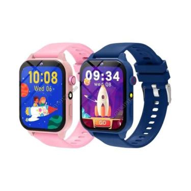 Imagem de Relógio Inteligente Infantil Com Tela Touch HD, Câmera, 18 Jogos, Moni