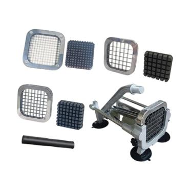 Imagem de IEUDNS Cortador de batatas, picador de batatas, máquina de fatiar alimentos, picador de cebola, de vegetais e frutas, fabricante de chips para limão, cebolas