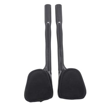 Imagem de predolo Apoio de Bicicleta Guidão Bicicleta Aerobar Esponja Destacável Apoio de Braço TT Bar Descanso de Braço Estável Ergonômico para Triathlon Bar, Preto Brilhante