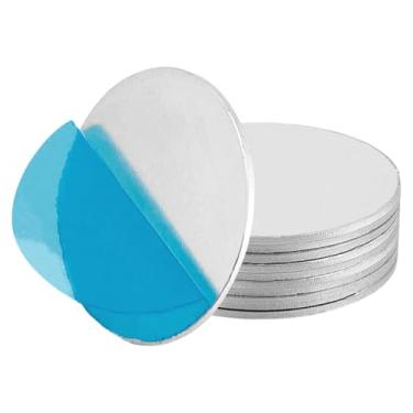 Imagem de OLYCRAFT 11 peças de disco de alumínio de 5 cm 1,5 mm de espessura, folhas redondas de alumínio, 1060, discos de alumínio, etiquetas redondas para corte a laser, estampagem de metal, fabricação de