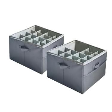 Imagem de zienstar Organizador de sapatos para armário, recipientes resistentes de armazenamento de sapatos com capa transparente e divisórias ajustáveis, caixas dobráveis para botas de salto e tênis, pacote