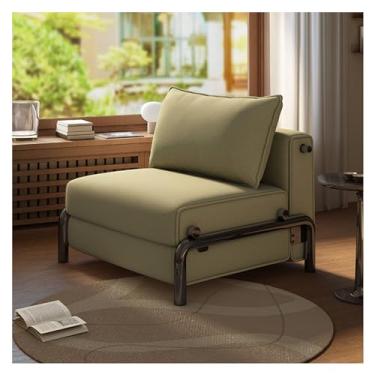 Imagem de Sofá-cama dobrável Sofá-cama dobrável, sofá-cama conversível, sofá moderno Chai para sala de estar, quarto, escritório doméstico(Green)