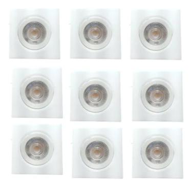 Imagem de Kit 10 Spot Led Dicroica Nl-05q 5w 400lm 3000k Branco Quente