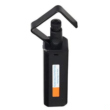 Imagem de Grcfumo Descascador de revestimento de cabo, ferramenta de descascador de cabo redondo de liga de alumínio e abs, cortador de cabo redondo para fio de fibra óptica de 19 a 40mm