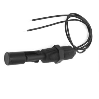 Imagem de ZJchao Sensor de Nível de água, Sensor de água Detector de Vazamento de Alarme 2 Unidades PP Interruptor Flutuante de Montagem Líquida Horizontal Interruptor Flutuante Indicador de Nível de para