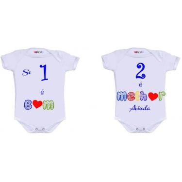 Imagem de Body Divertido - Gêmeos Dois é Melhor - KALUNDU KIDS, G