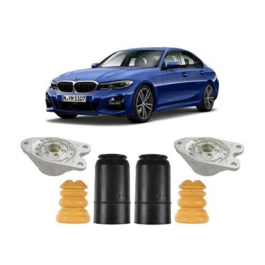 Imagem de Kit Coxim Batente Coifa Traseiro Bmw 330i 2018 2019 2020 21 - QualyKit