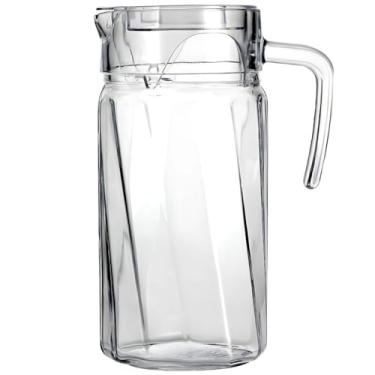 Imagem de Jarra de Vidro 1,7L com Tampa Acrílica Transparente – Para Suco, Água e Bebidas