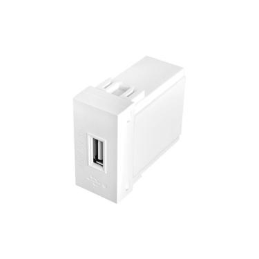 Imagem de Módulo Tomada Usb Fame Modulare / Evidence / Blanc+ 15w Branco